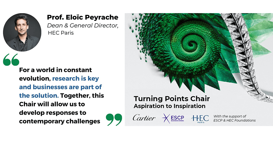 "Turning Points" Chair - Cartier, HEC Paris and ESCP - Eloïc Peyrache