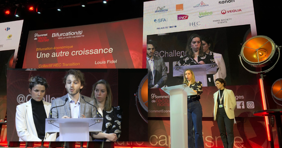HEC Transition "Appelez nous des éco-furieux" - Sommet de l'économie Challenges - décembre 2022
