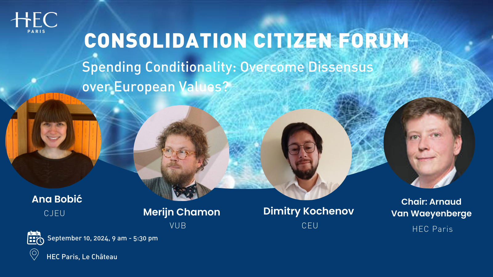 Consolidation Citizen Forum - keynote speakers