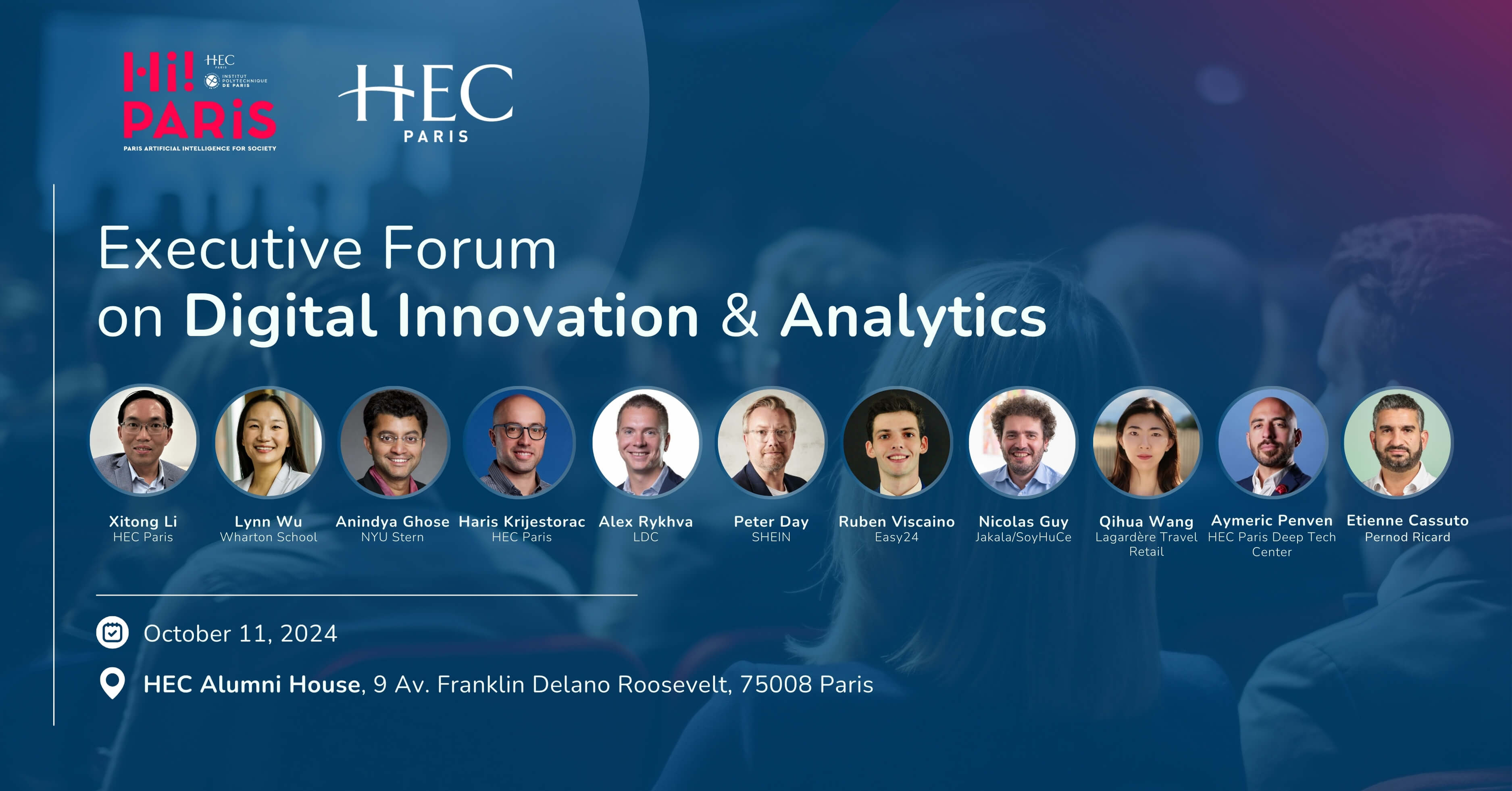 2024 Executive Forum on Digital Innovation & Analytics | HEC Paris