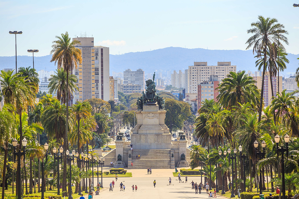 Monument of independence in Ipiranga, Sao Paulo