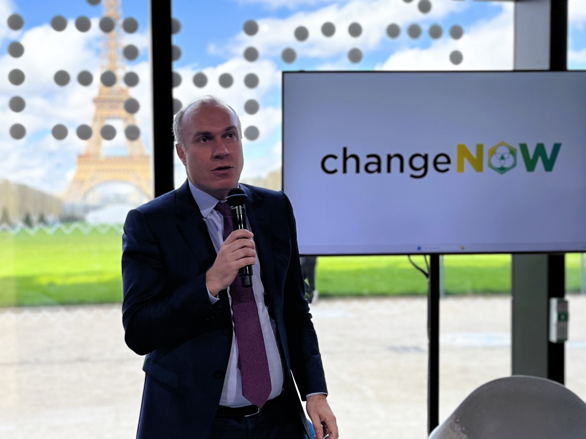 François Gemenne, Professeur à HEC Paris, pendant l'événement ChangeNOW 2024