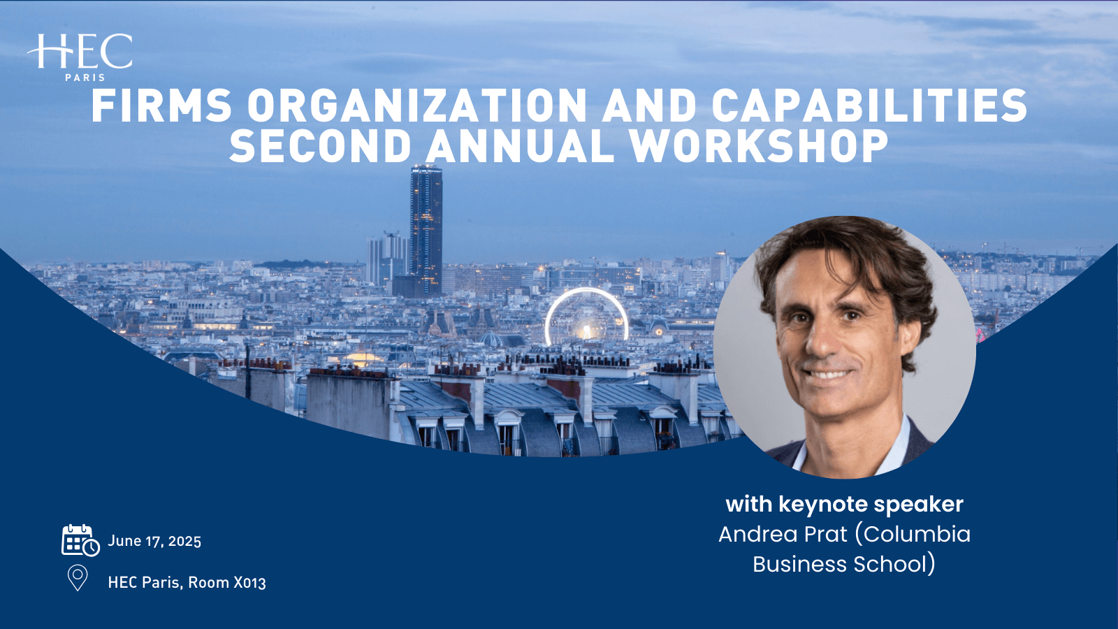 2nd Workshop Firm organization and capabilities 2025 poster