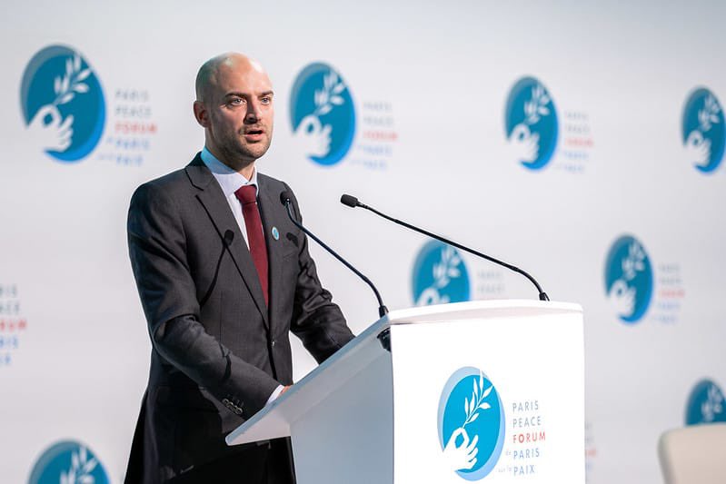 Jean Noël Barrot, France’s Minister for Europe and Foreign Affairs at the Paris Peace Forum 2025 - France diplomatie 
