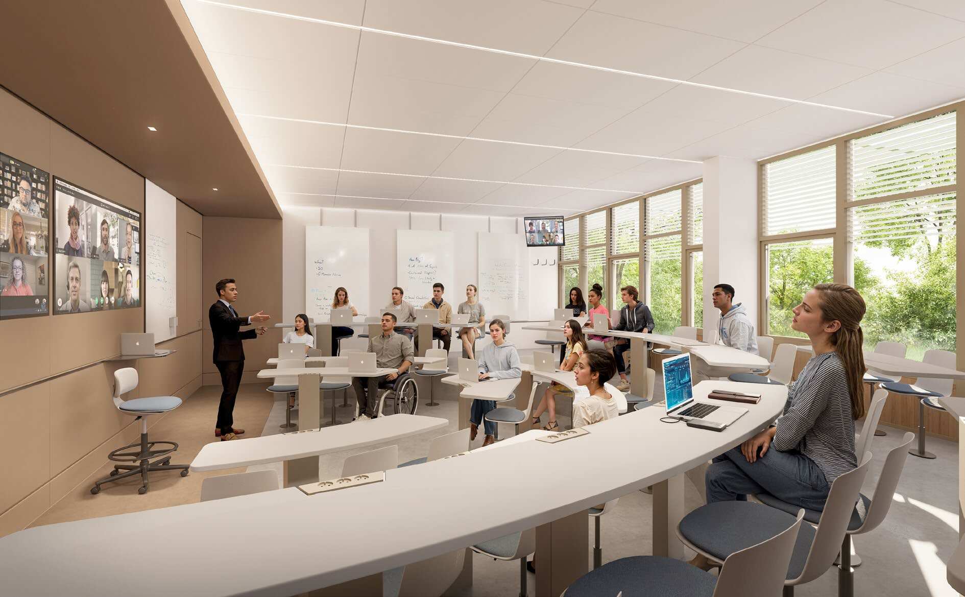 Campus salle de classe Copyright KAUPUNKI