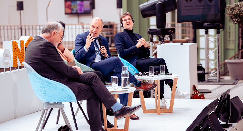 HEC Paris at ChangeNOW 2025, panel "Lessons from the Past: Shaping the Future of International Climate Action", April 25, 2025, with Professor François Gemenne, Brune Poirson, Paul Watkinson, Pascal Canfin