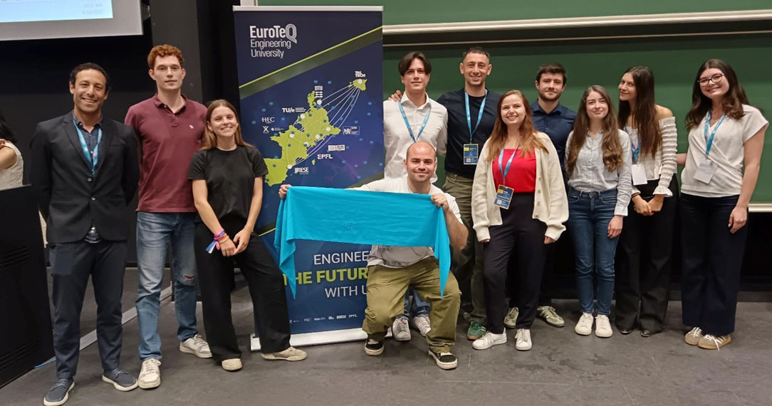 EuroTeQathon 2025 - Group photo HEC students & staff