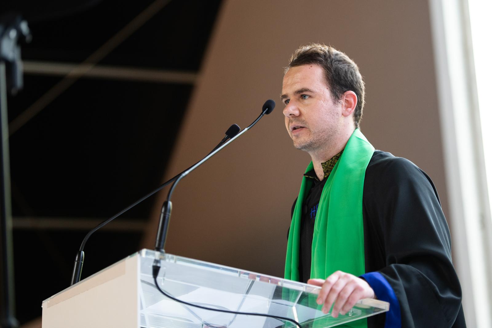 Yurii Handziuk speech at the HEC 2025 graduation ceremony 