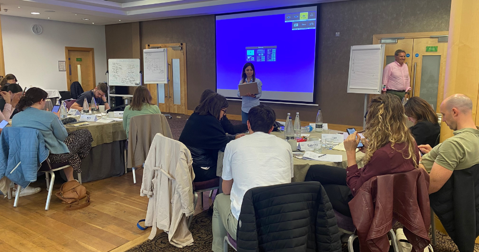 Group in class at HEC Paris x MBDA 