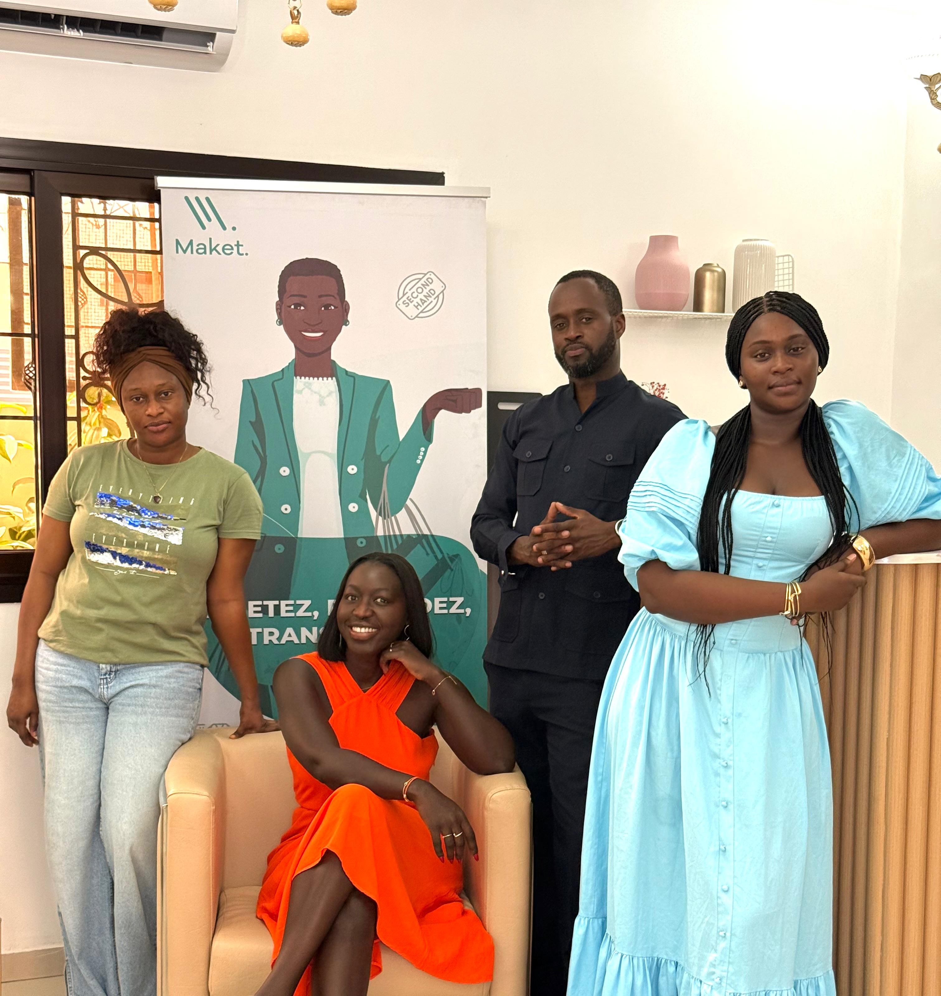 Maket’s team in Dakar, Senegal