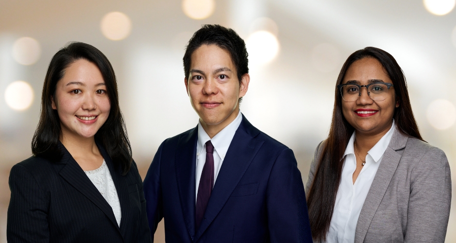 Maho Ichimura. Kota Tokashiki and Pyone Myint group photo