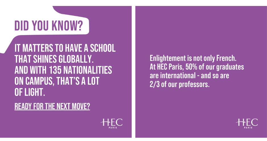 135 nationalités sur le campus d'HEC - Le saviez-vous - c HEC Paris chiffres clés