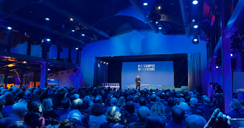 Eloïc Peyrache, Eloïc Peyrache, Directeur général d'HEC Paris, lors du lancement de la campagne de levée de fonds de la Fondation HEC, "HEC Campus Of The Future", le 25 novembre 2025  c HEC Paris 