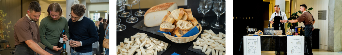 Tables of Wine and Cheese