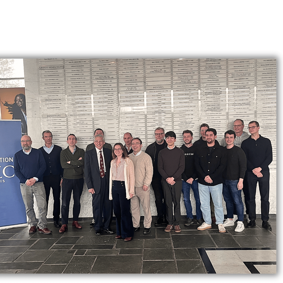 HEC Finance department with donor Myron Slovin