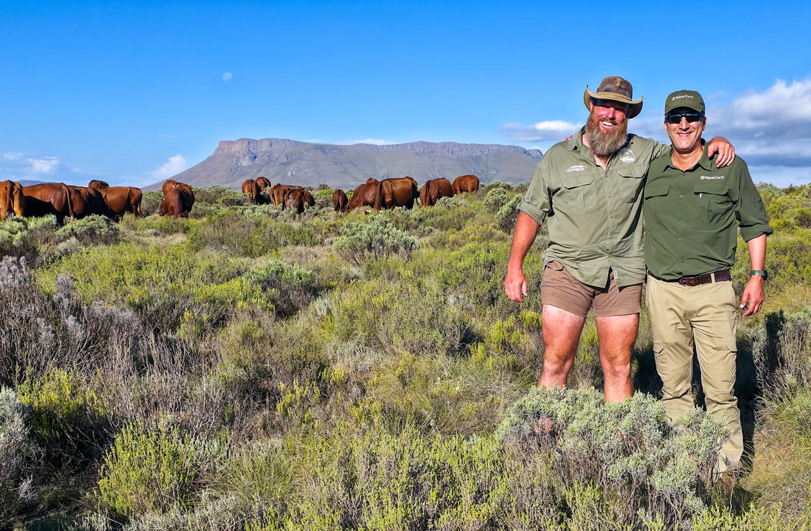 Hassan Sachedina and Karoo Sustainable Landscapes Program landown outdoors