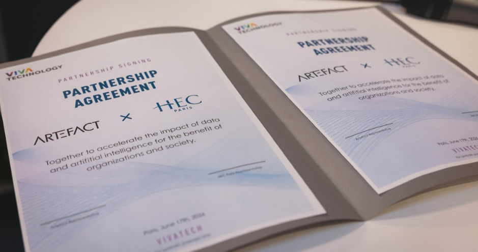 Artefact HEC Paris partnership Vivatech 2026
