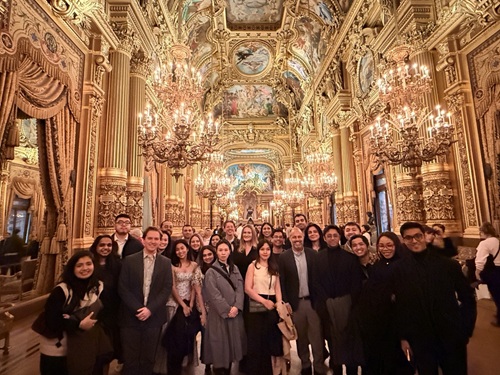 MBA participants at Opera Garnier