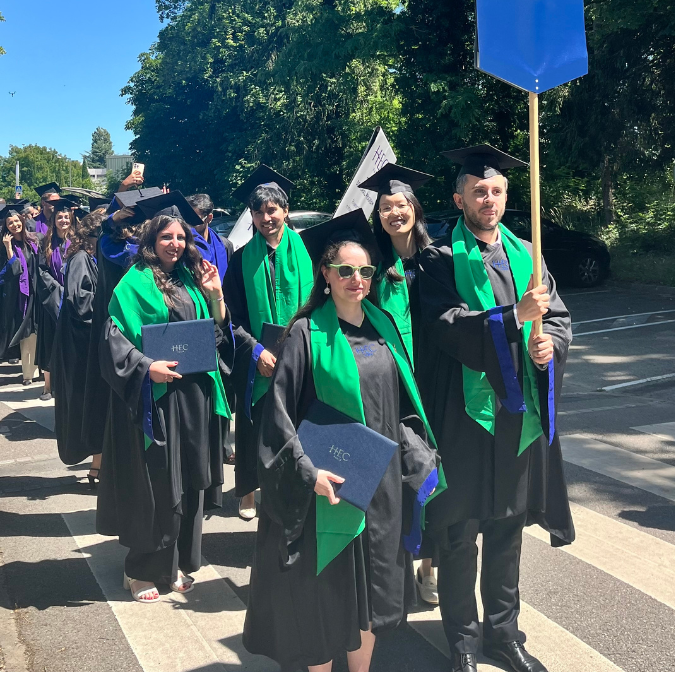 PhD walk to graduation