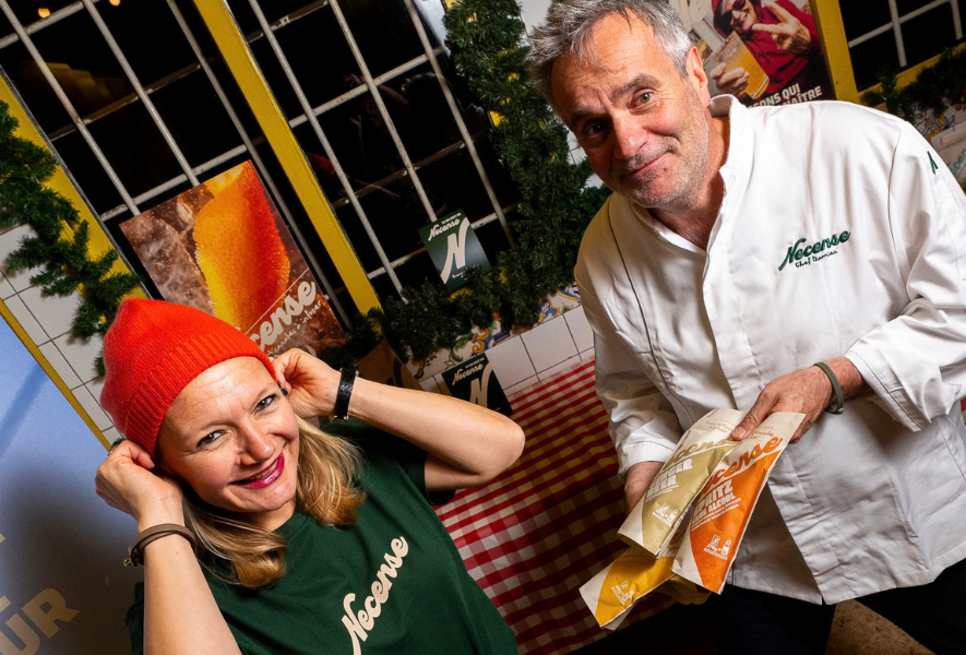 Charlotte Figarede et Chef Damien, cofondateurs de Necense