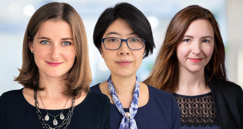 MBA Professors Ekaterina Netchaeva, Crystal Yanting Shi and Anastasia Buyalskaya