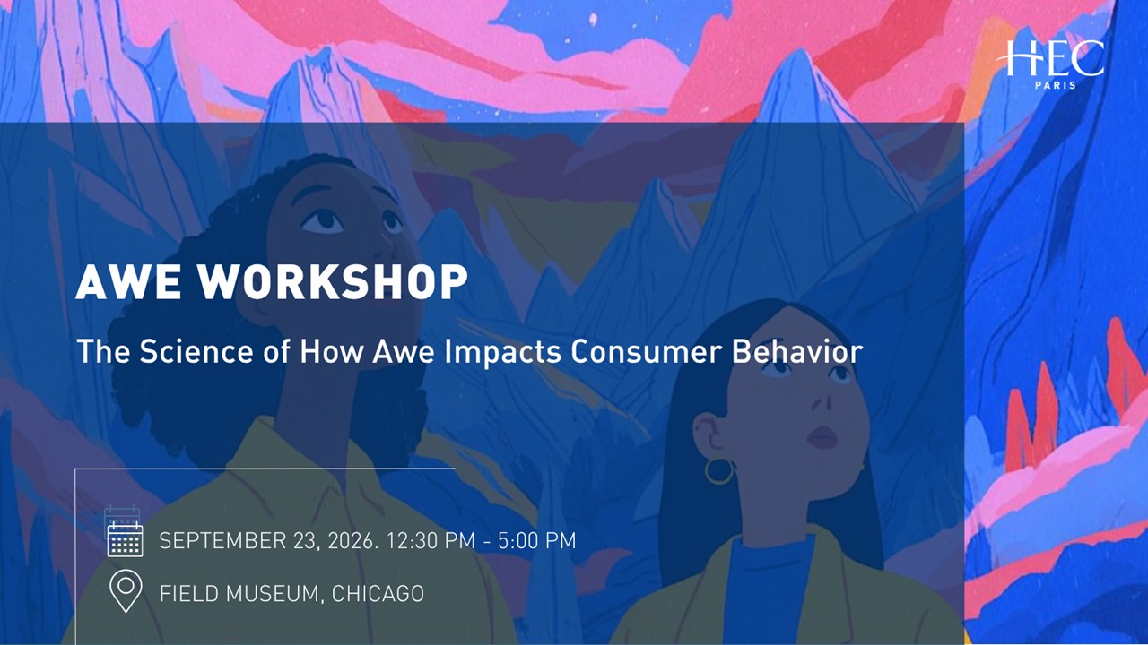 poster of the awe workshop organized by HEC in Chicago 2026