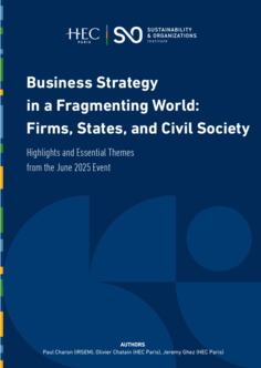 Business Strategy in a Fragmenting World: Firms, States, and Civil Society