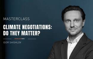 Masterclass International Climate Negotiations: Do They Really Matter? 