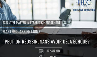 Peut‑on réussir sans avoir échoué ? HEC Paris