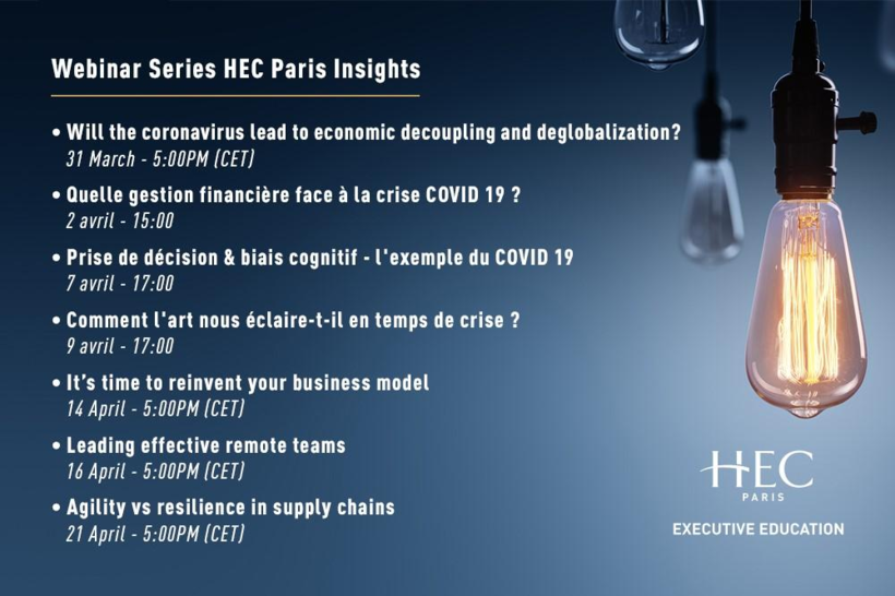 webinars executive education