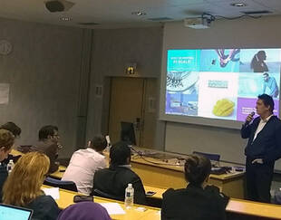 Yves Bernaert Accenture presents the Technology Vision 2018 report at HEC Paris