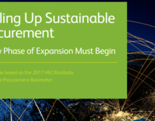 sustainable procurement study - Bruel