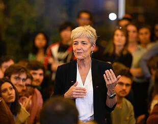 Claudie Haigneré at HEC Paris - Oct. 8, 2019