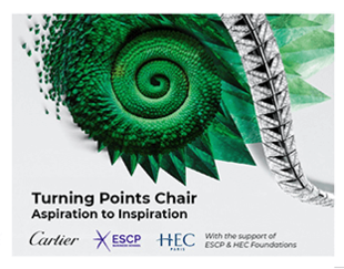 "Turning Points" Chair - Cartier, HEC Paris and ESCP