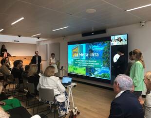 HEC Students presenting their MetaLife project at Kering's Web3 Certificate