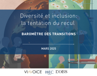 Avenir des politques de diversité et inclusion en France - Baromètre des Transitions Viavoice pour HEC Paris et le NouvelObs - mars 2025 - HEC Paris