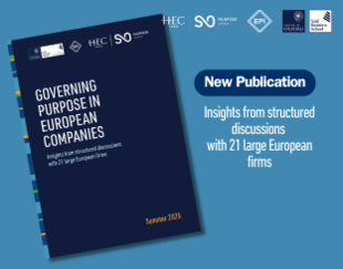 Governing Purpose in European Companies  vignette