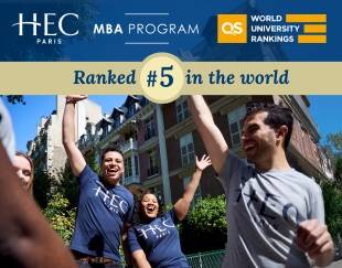 MBA QS Global Rankings 2026 HEC Paris #5 in the world