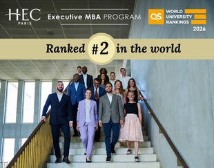 Group of students with the text Ranked 2 in the world