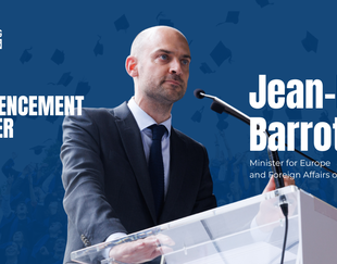 Jean-Noël Barrot at the 2025 Commencement Ceremony 