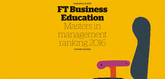 HEC Paris comes out second in FT world ranking for Masters in Management - FT 2016