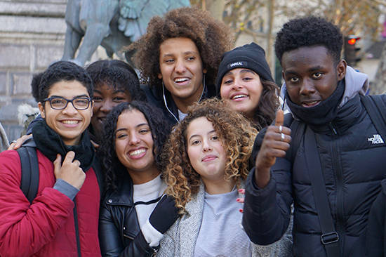 Programme PACE - Sortie Paris - Photo de participants