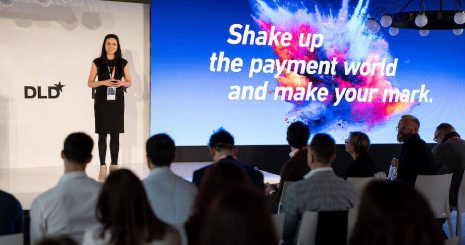 audience and view on stage Wirecard Innovation Challenge in Munich