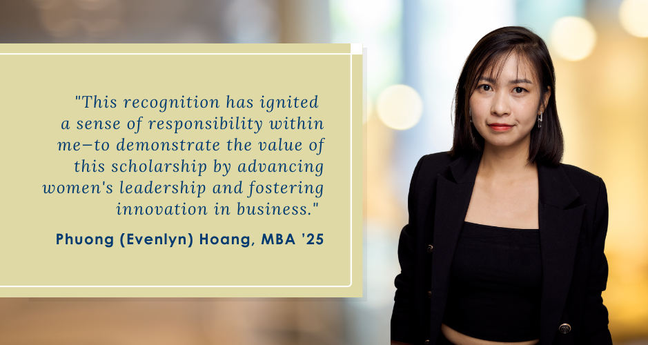 Phuong Hoang's testimonial about the MBA program