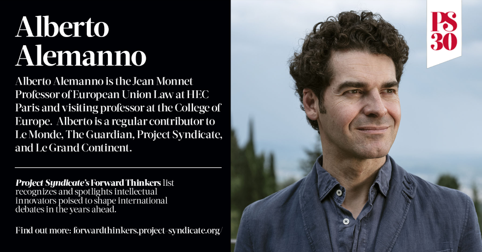 Professor Alberto HEC Paris Professor Alemanno Named to Project Syndicate’s Forward Thinkers List 2025