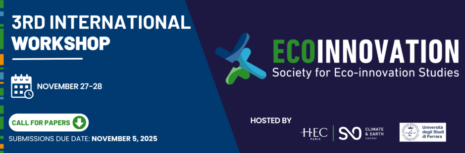 3rd International Workshop of the Eco-innovation Society | HEC Paris