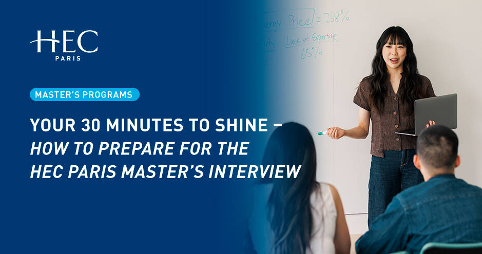 Banner image Master's interview article