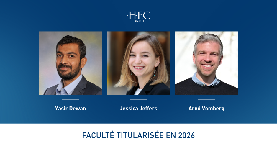 portraits des professeurs titularises a HEC en 2026