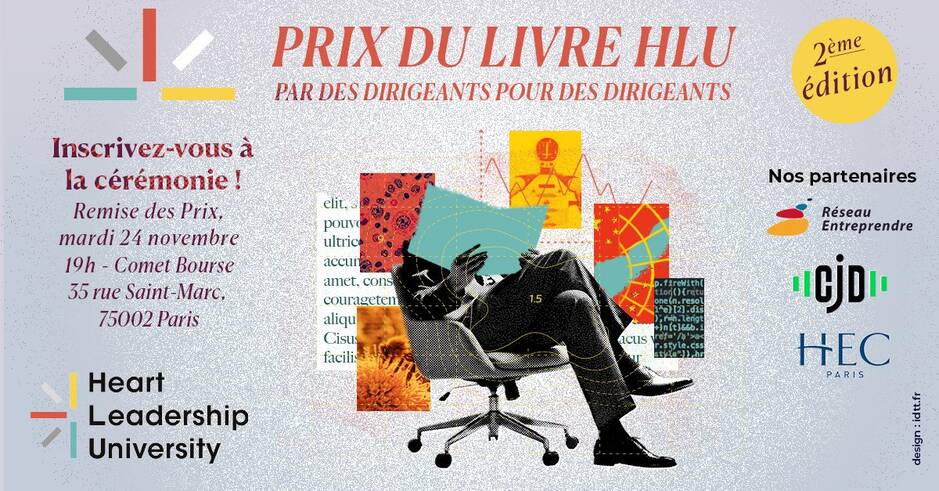Cérémonie de remise du prix livre du leadership HLU 2026, en partenariat avec HEC Paris, le 24 novembre 2026.